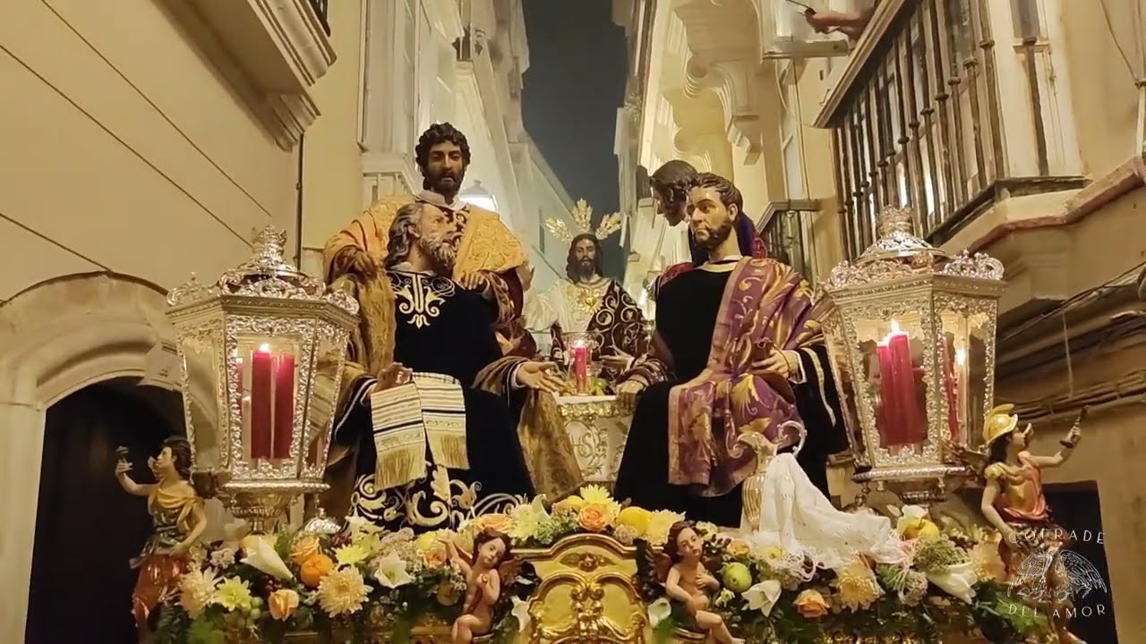 Extraordinaria Sagrada Cena, c/ Santiago MULTICÁMARA, Cádiz septiembre 2024