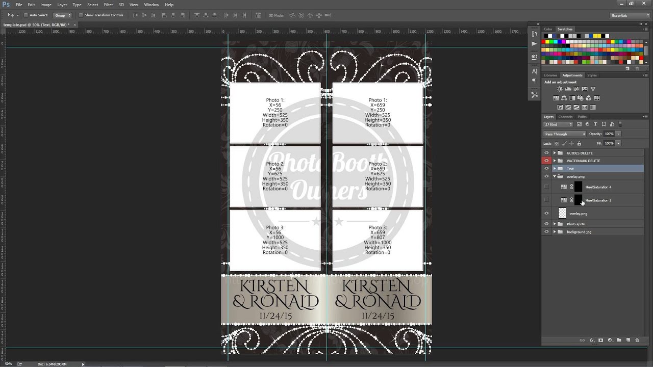 dslrBooth Pro   Customize a Template and Import
