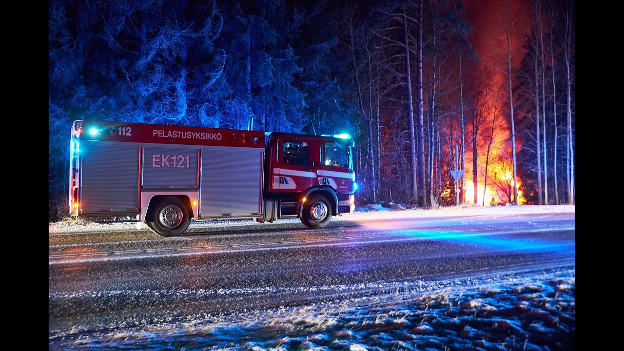 Rakennuspalo suuri Lappeenranta 13.12.2025
