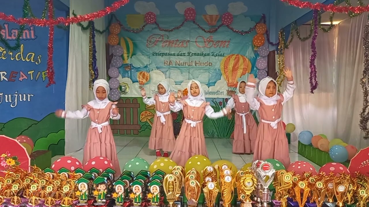 Tari Islami Isyfa'lana | Pentas Seni | Kegiatan Akhir Tahun RA Nurul Huda Cikoneng 2024 |