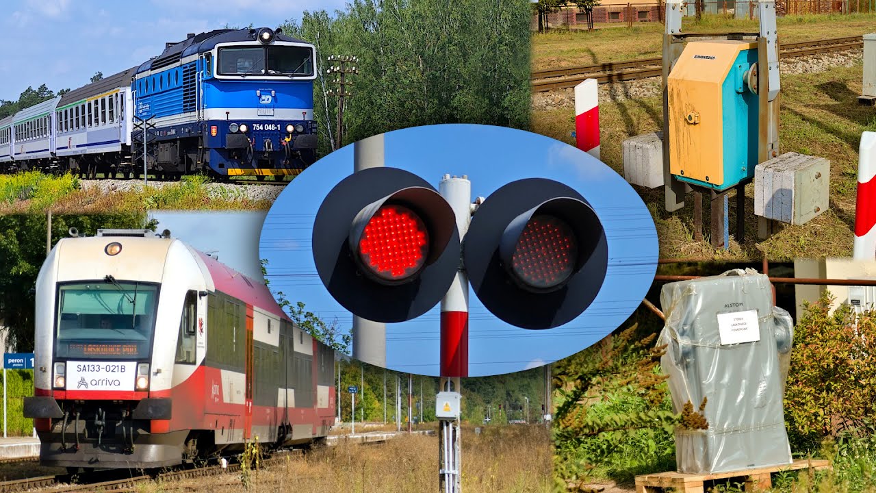 Wymiana napędów rogatkowych | Przejazd Kolejowy w Grupie, ul. Za Torem | Polish railroad crossing