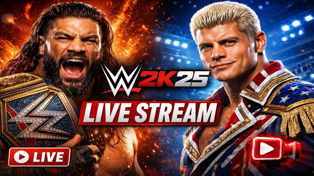WWE 2K25  LIVE
