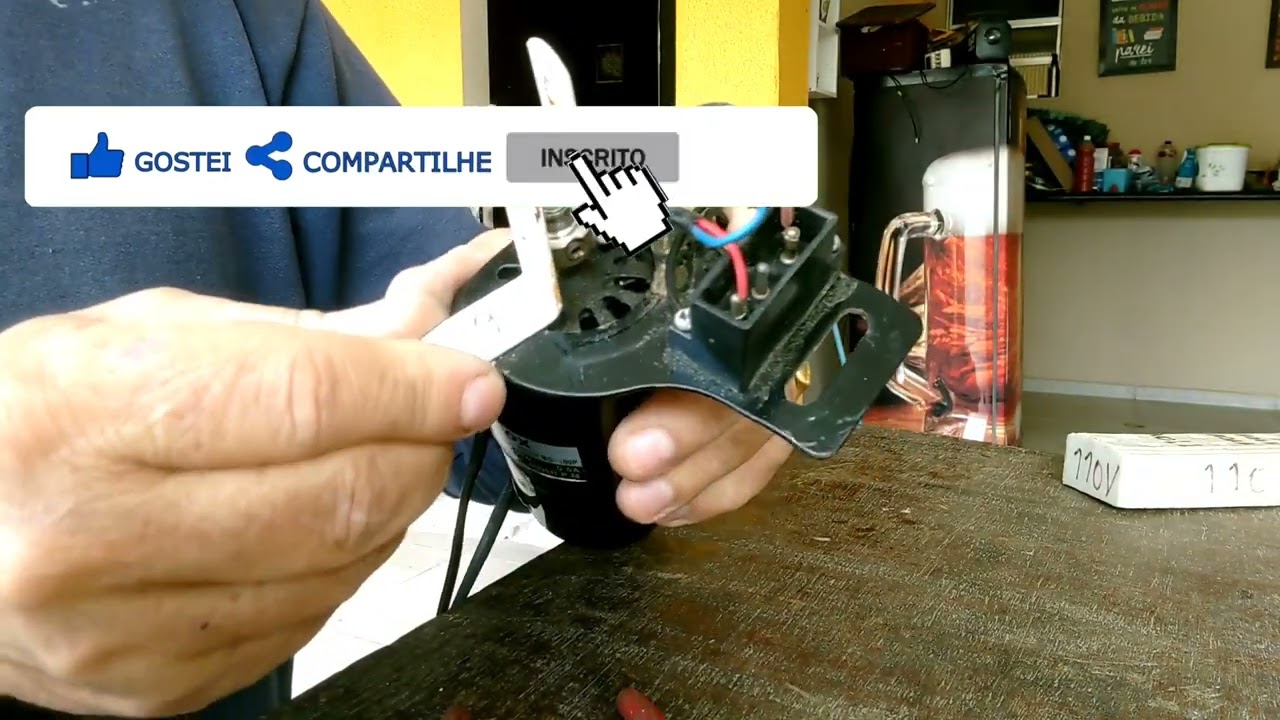 olha o que eu fiz com um motor de máquina