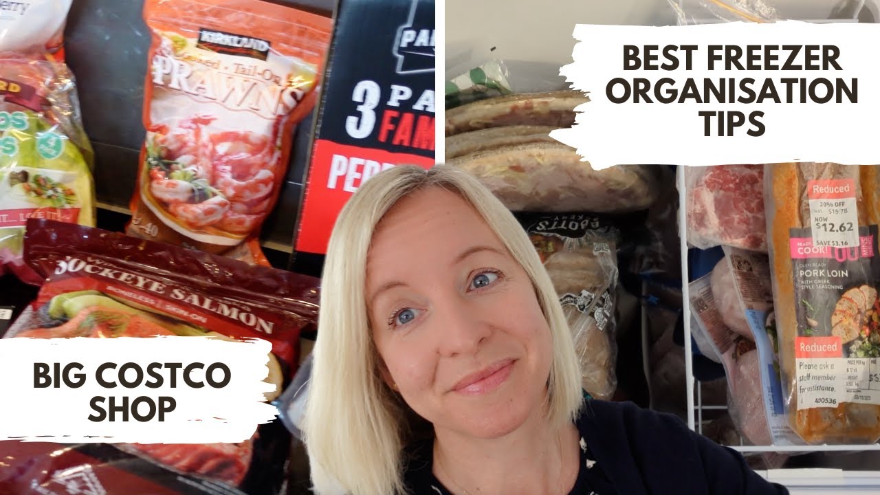 Как я организую свой морозильный ларь (плюс большая партия продуктов из Costco!)