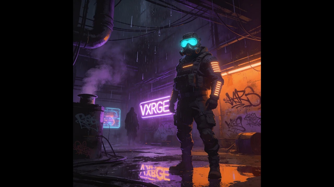 VXRGE - Digital Wasteland | Dark Synthwave / Cyberpunk Electronic | Full Album