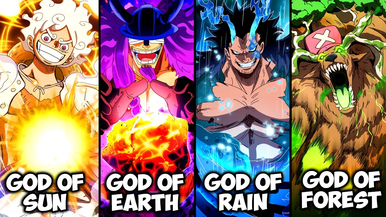 All 11 LEGENDARY Gods of One Piece & Their Strongest Devil Fruits Explained (Dragon, Luffy, Loki..)
