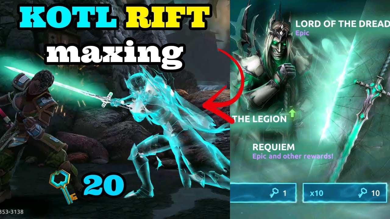 Maxing KOTL💀 20 Keys Rift Opening✨ | Shadow Fight 4 Arena | Shadow47 |