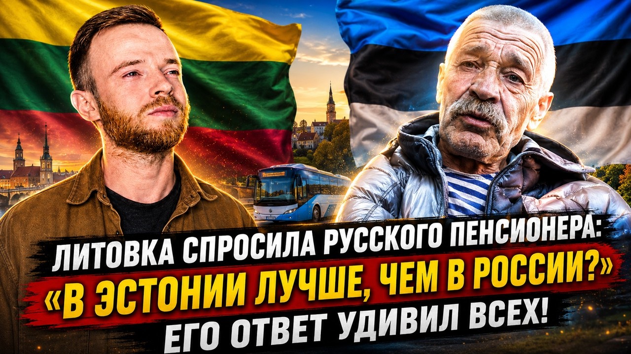 Литовка спросила русского пенсионера: &laquo;В Эстонии лучше, чем в России?&raquo; &mdash; его ответ удивил | Реакция