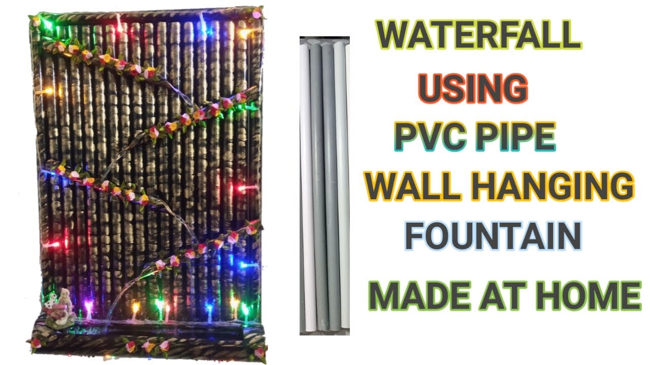 How to Make an AMAZING DIY waterfall using PVC pipe  easy and cheap!  #waterfallsuper idea organizer