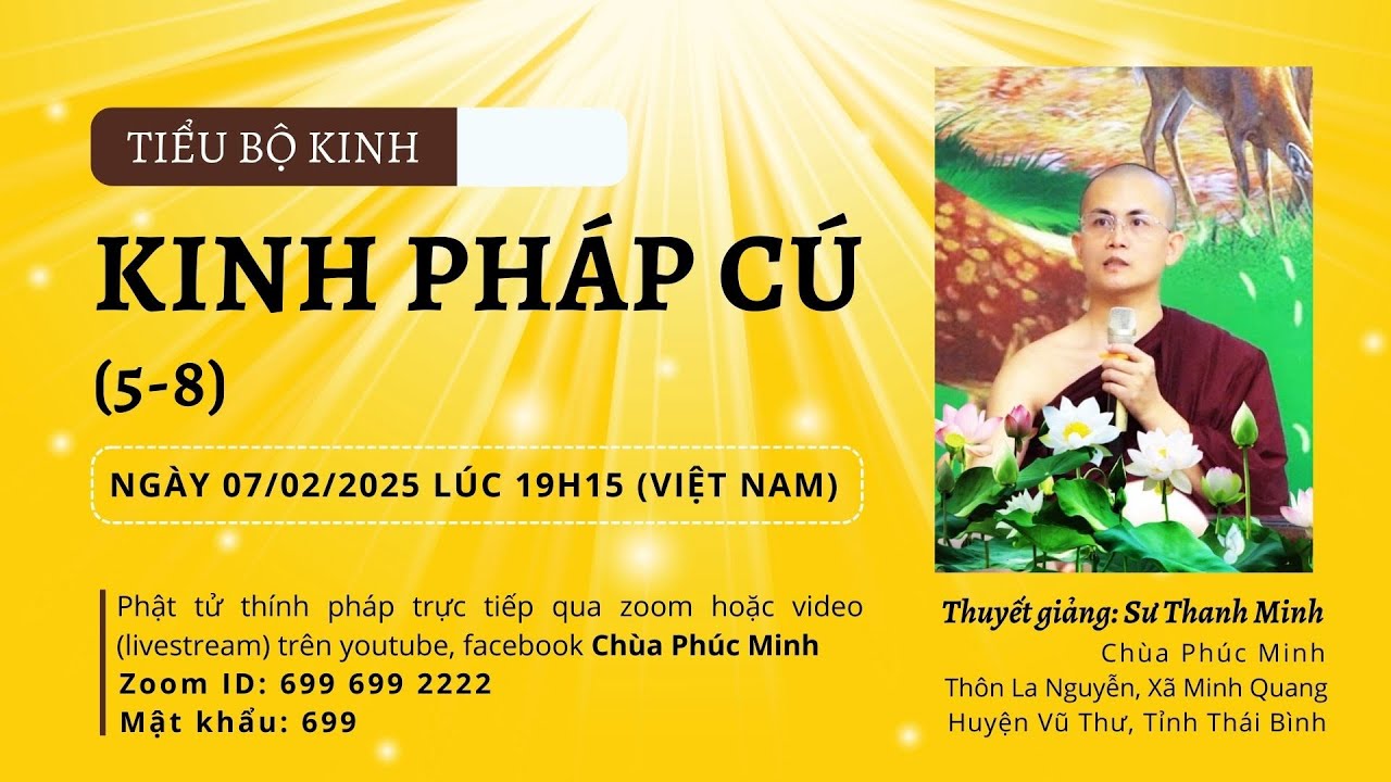 Kinh Pháp cú (5-8) | Sư Thanh Minh | 7/2/2026