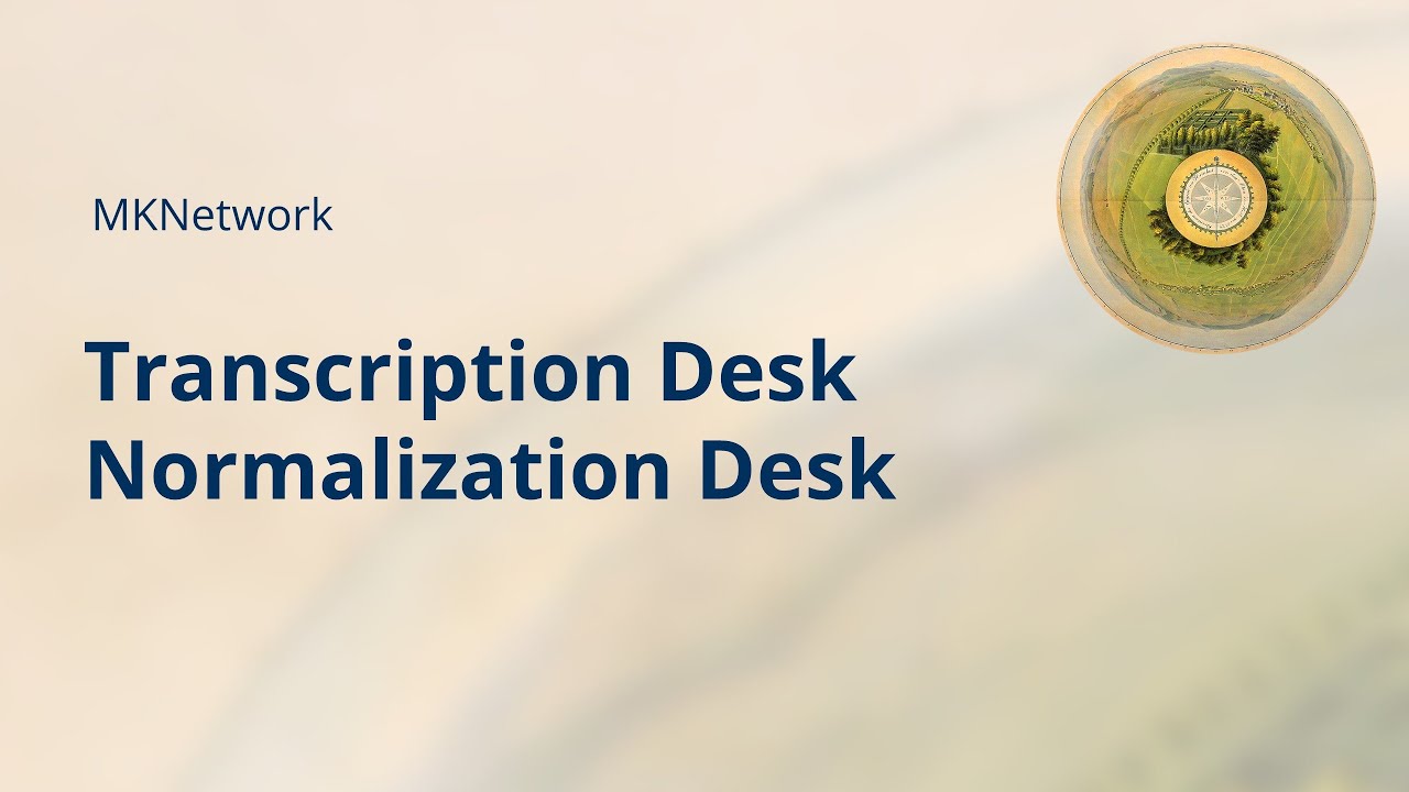 [MKNetwork] Transcription Desk und Normalization Desk