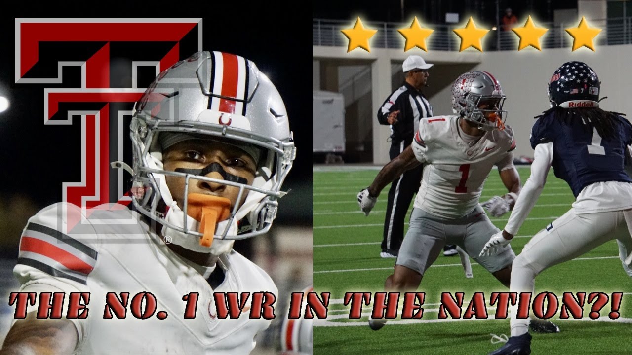 5 ⭐️ Texas Tech Commit Micah Hudson Highlight Mix  🌵