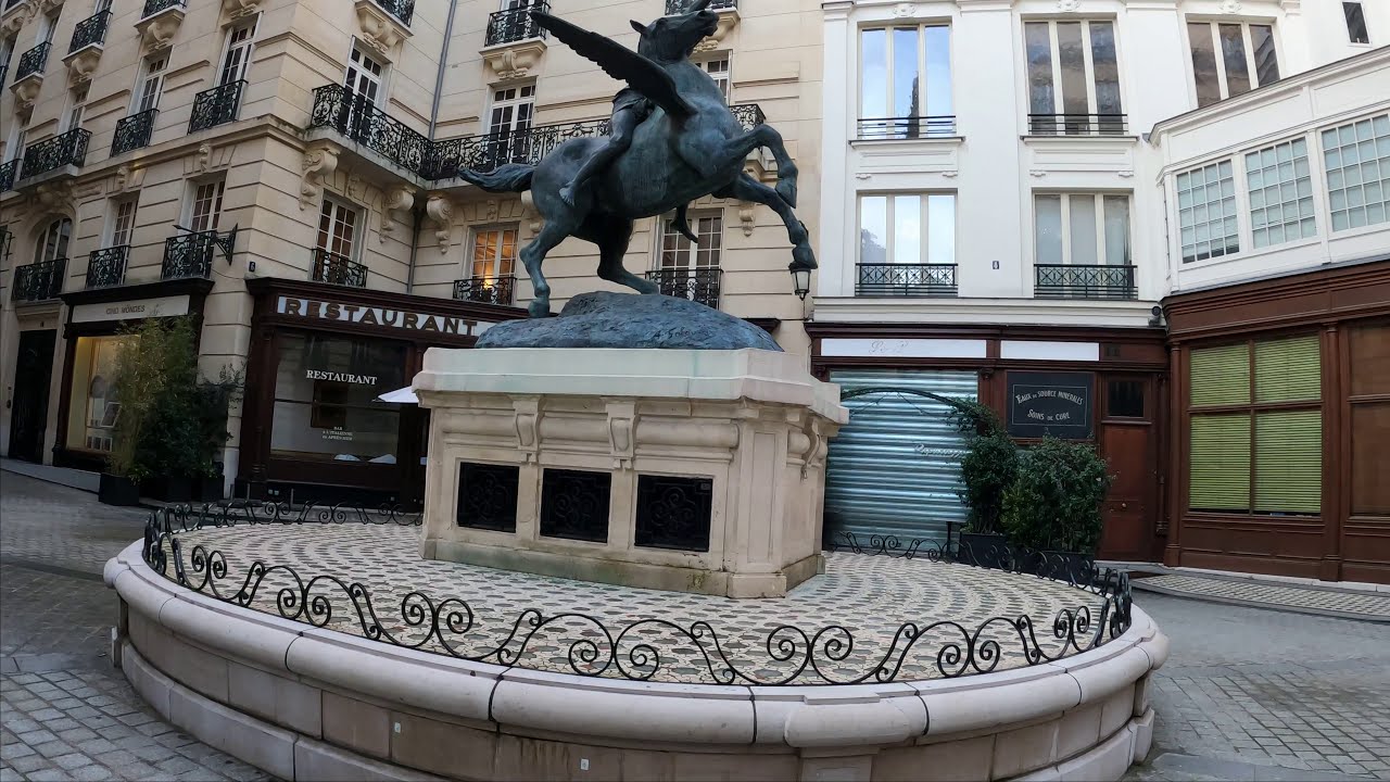 [4K] WALKING IN CITY OF PARIS 2021/PLACE EDWARD VII TO OPERA GARNIER
