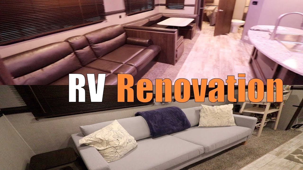 Removing RV Furniture and Installing IKEA Furniture