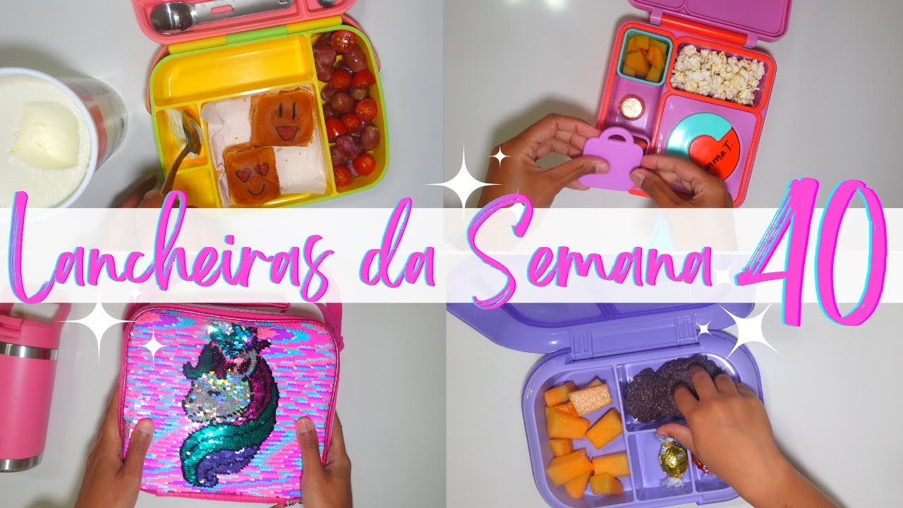 Montando a lancheira escolar #40 | Ideias de lanches e caf&eacute; da manh&atilde; | Lancheira da Emma