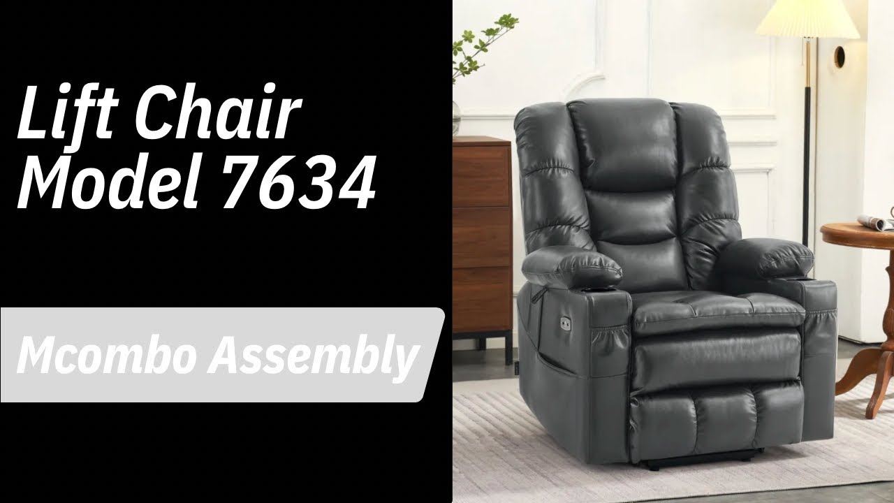 MCombo Electric Power Lift Recliner Chair  Model 7634 | Unboxing and Assembling