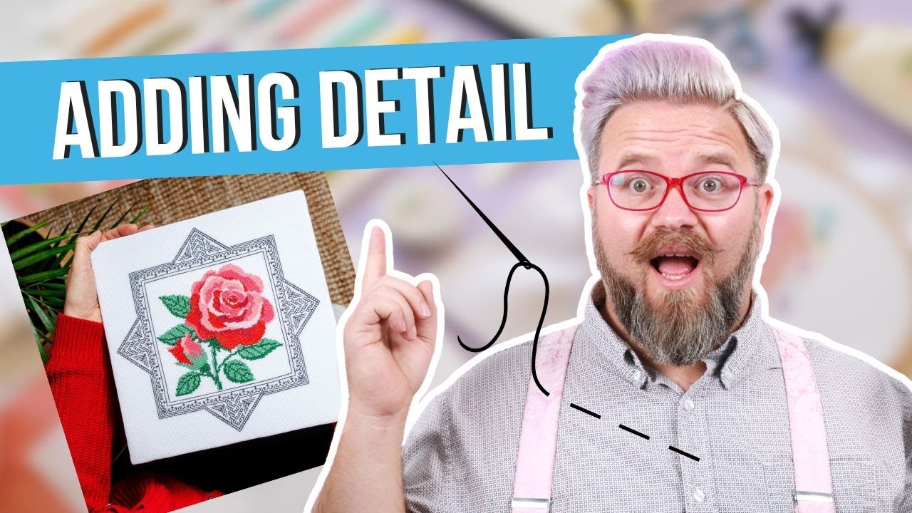 Quick Beginner's Backstitch Tutorial | Caterpillar Cross Stitch