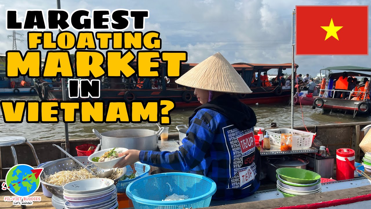 Floating Market in CAN THO, VIETNAM | Travel Vlog 2022 #travelvlog #vietnam #cantho  #wander