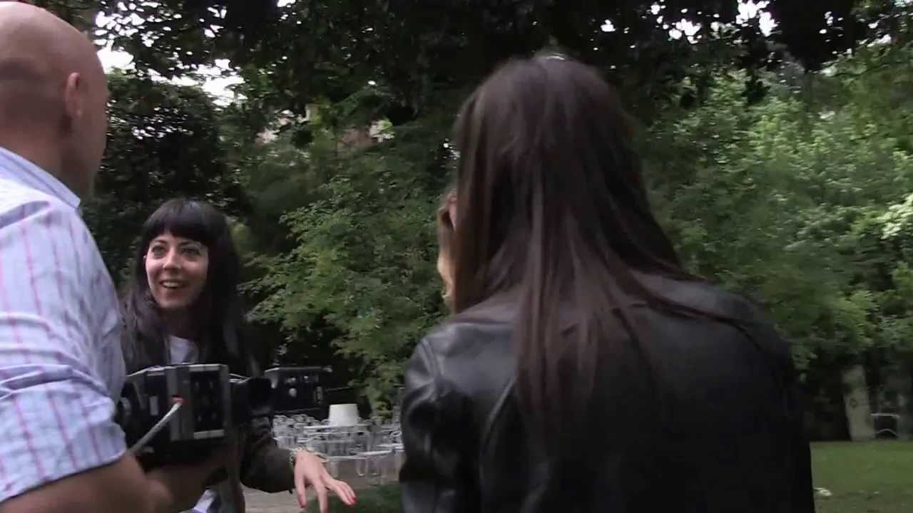 Backstage Grazia con Filippa Lagerback