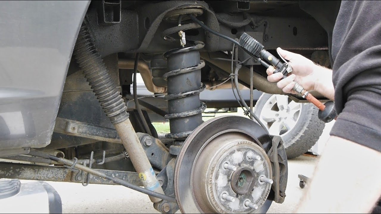 Dodge 1500 Air Lift 1000HD Air Spring Installation