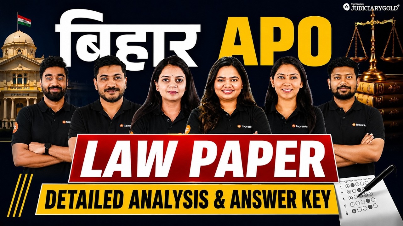 Bihar APO 2026 Law Paper Answer Key | Full Analysis