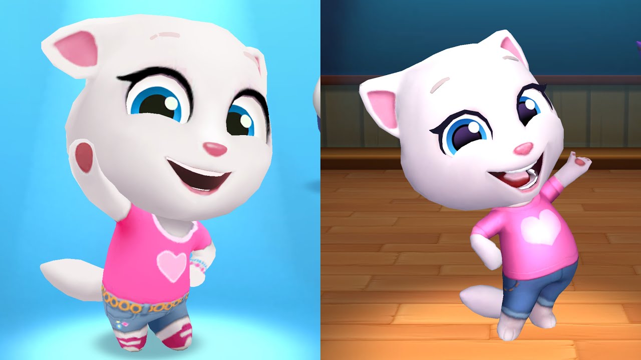 Talking Tom Gold Run New Talking Angela VS Talking Tom Time Rush Talking Angela Gameplay