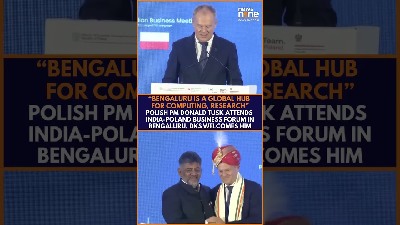 Poland PM Donald Tusk Highlights AI, Aerospace And Tech Ties With India In Bengaluru | News9