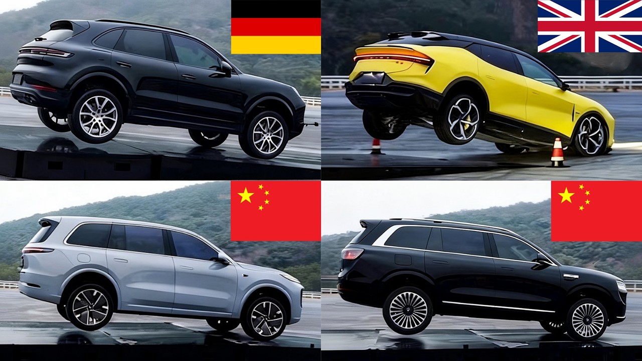 EXPENSIVE SUV FLY OVER RAMP TEST – 90 KM/H – LANDING