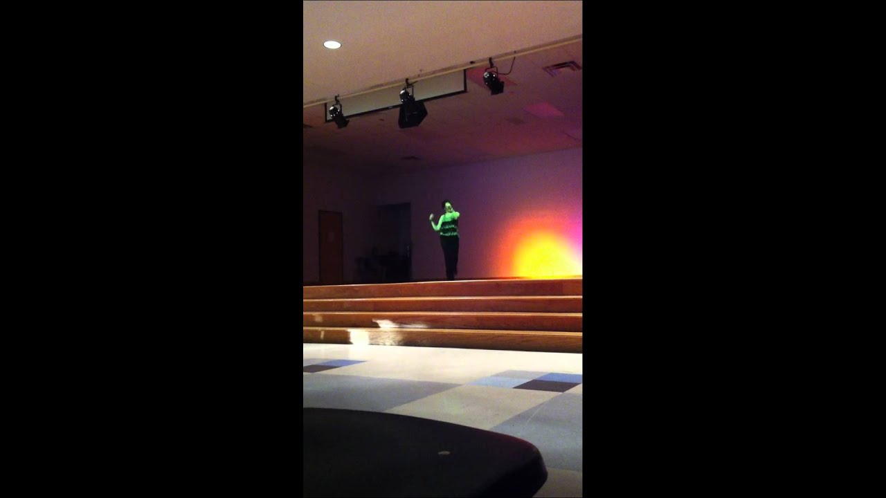 Girl at Talent Show..