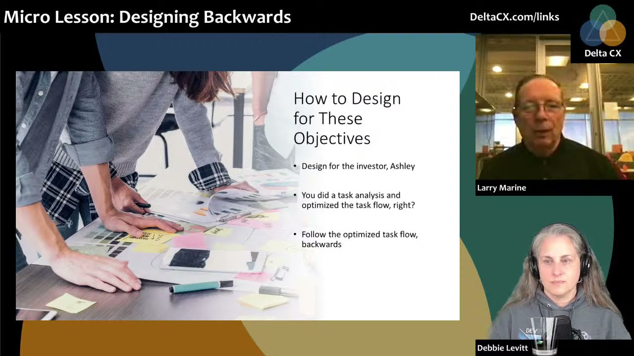 Micro Lesson: Designing Backwards with Larry Marine #UX #InteractionDesign #UXDesign