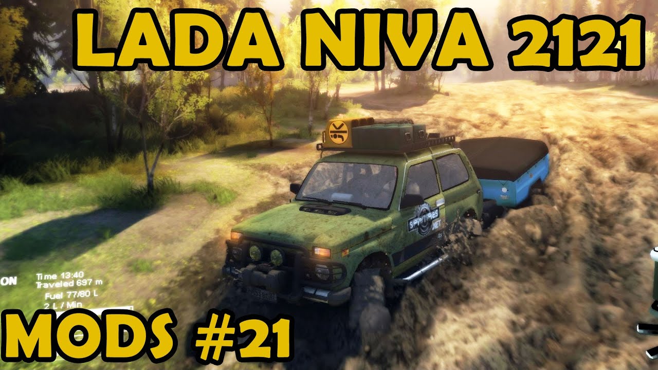 Spin Tires|Mod Review #21 - Lada Niva 2121