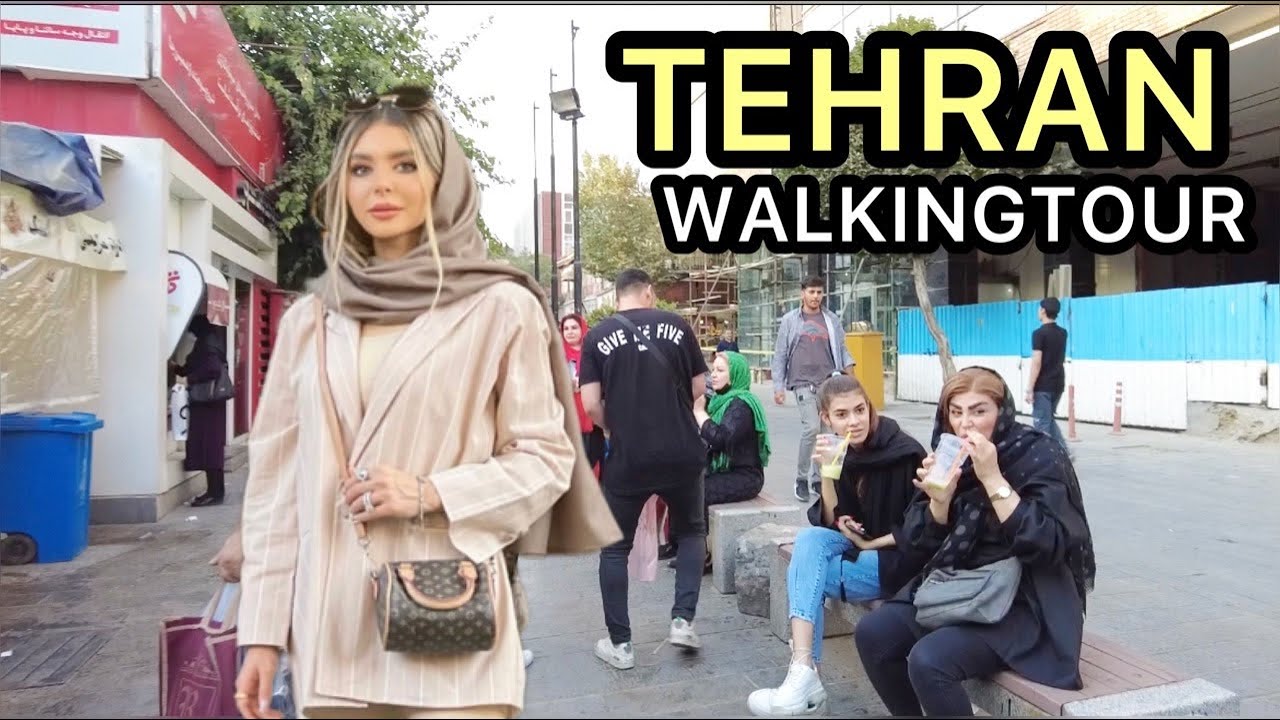 IRAN Tehran Walking In Sepahsalar Street 2022 Citywalk tehran تهران