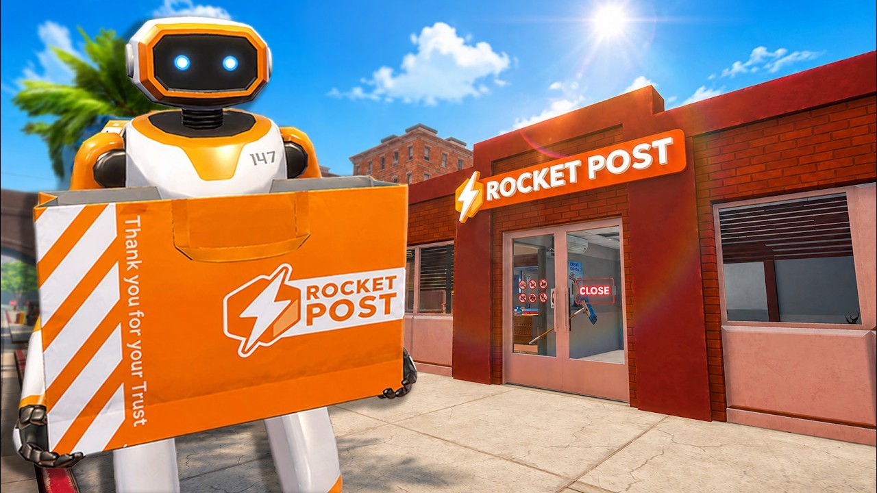 I Hired ROBOTS to Run My Post Office in Shipping Store Simulator 2037!