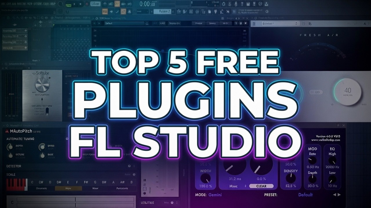 Top 5 BEST Free Plugins for FL Studio in 2026 (With Demos)