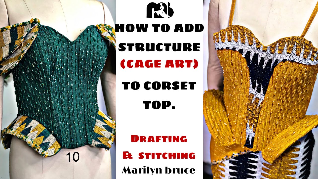 HOW TO CREATE A SIDE STRUCTURE ON A KENTE BODICE #ghanabride #ghanadesigner #kenteinspiration