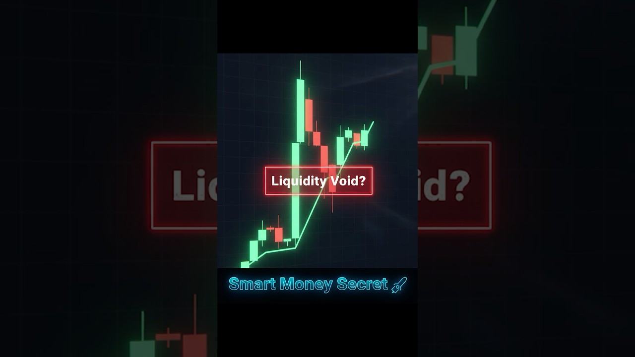 Liquidity Void Explained in 60s | Smart Money Trading Secrets 🚀 #LiquidityVoid  #smartmoneyconcepts