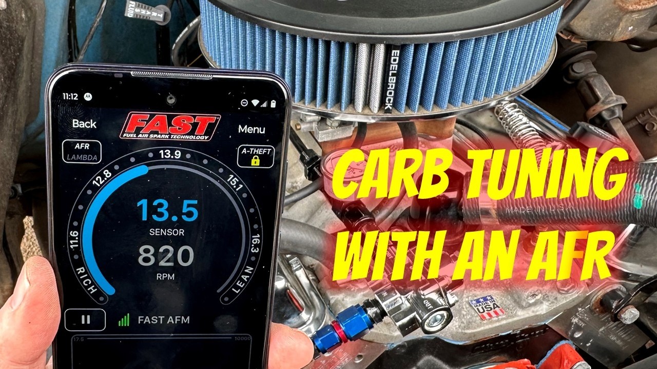 How to Tune an Edelbrock Carburetor with an AFR Gauge