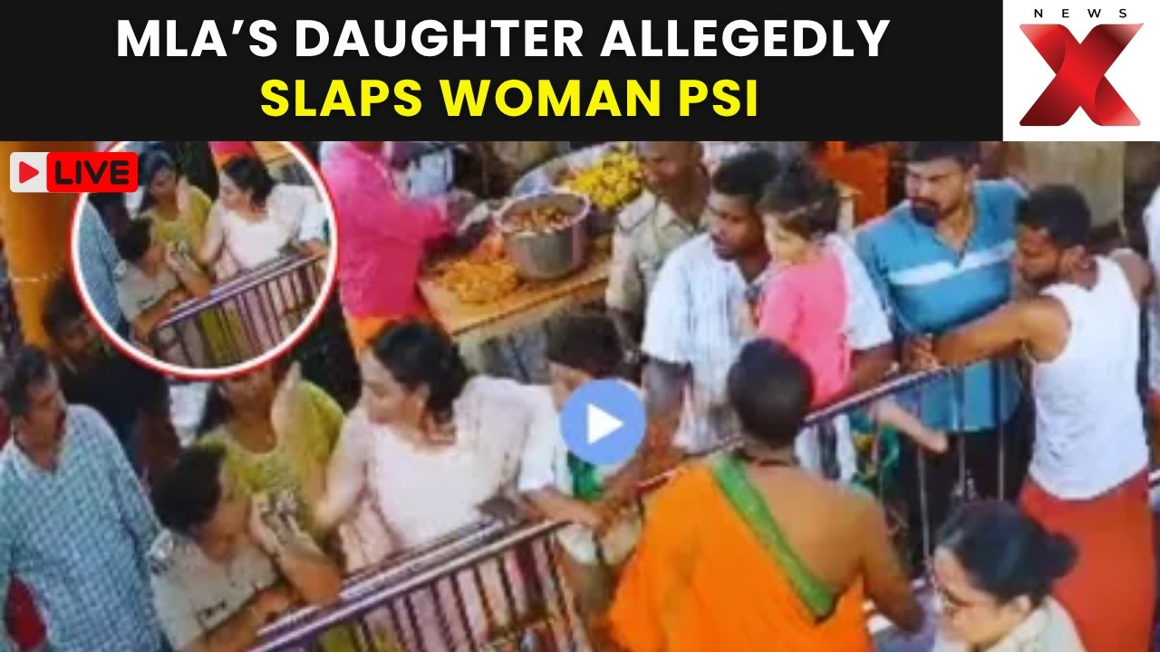 BJP MLA Daughter-PSI Face-Off LIVE: Woman PSI Allegedly Slapped During Temple Row In Mandya