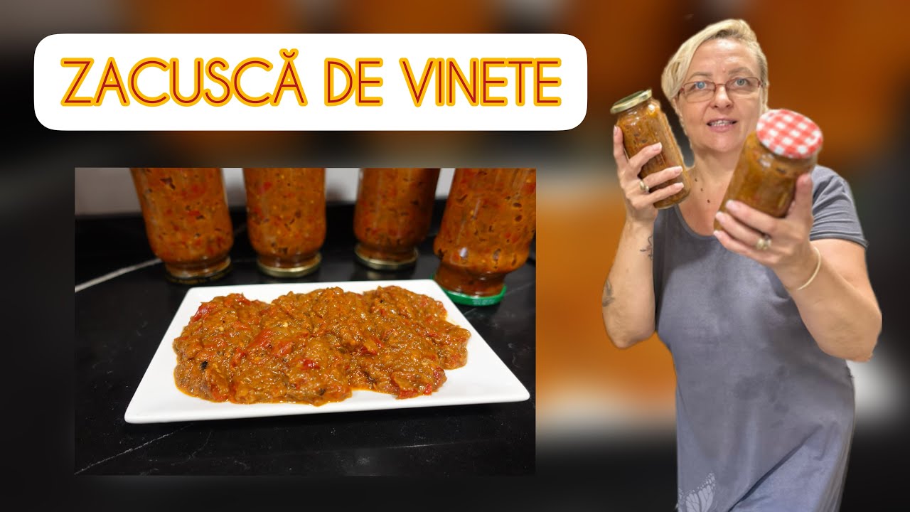 🍽 Zacuscă de Vinete - rețeta tradițională 🍆 | La Flory în Bucătărie