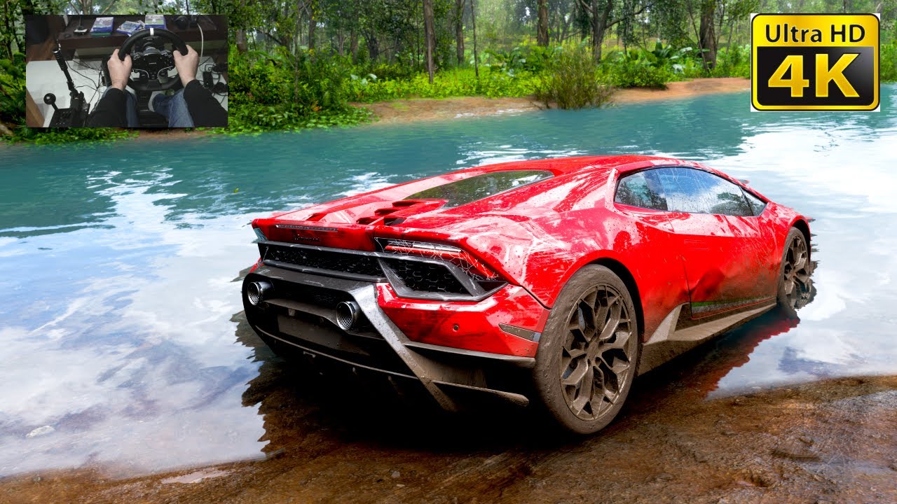 Rebuilding Lamborghini Huracan Performante (1200HP) - Forza Horizon 5 | Steering Wheel Gameplay