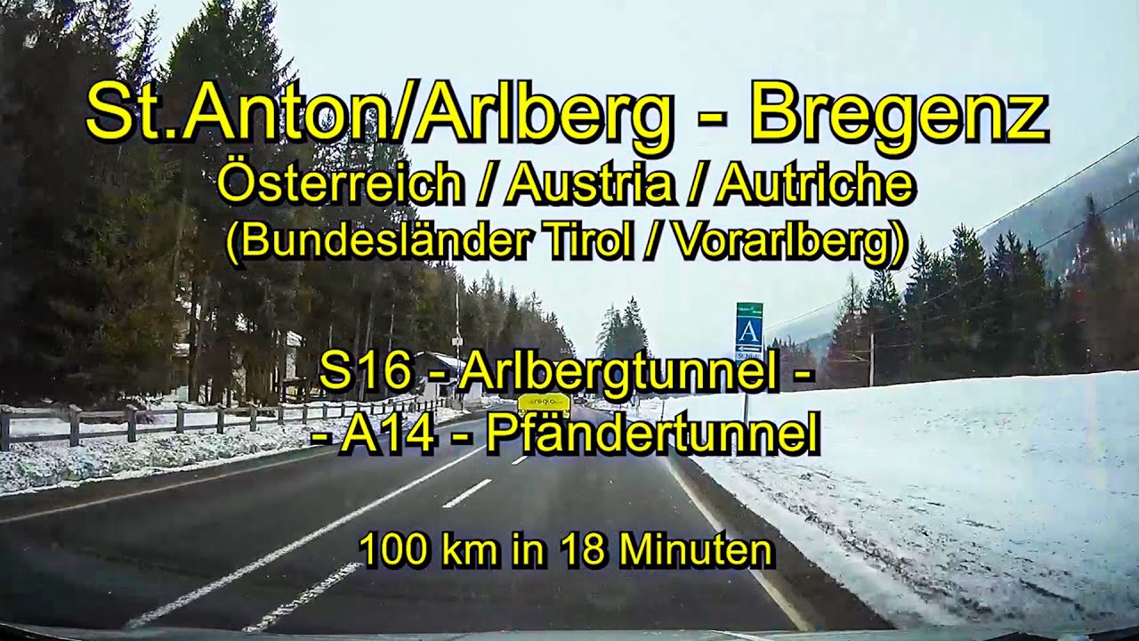 St. Anton am Arlberg - Bregenz / Österreich / Austria / Full length - Timelapse