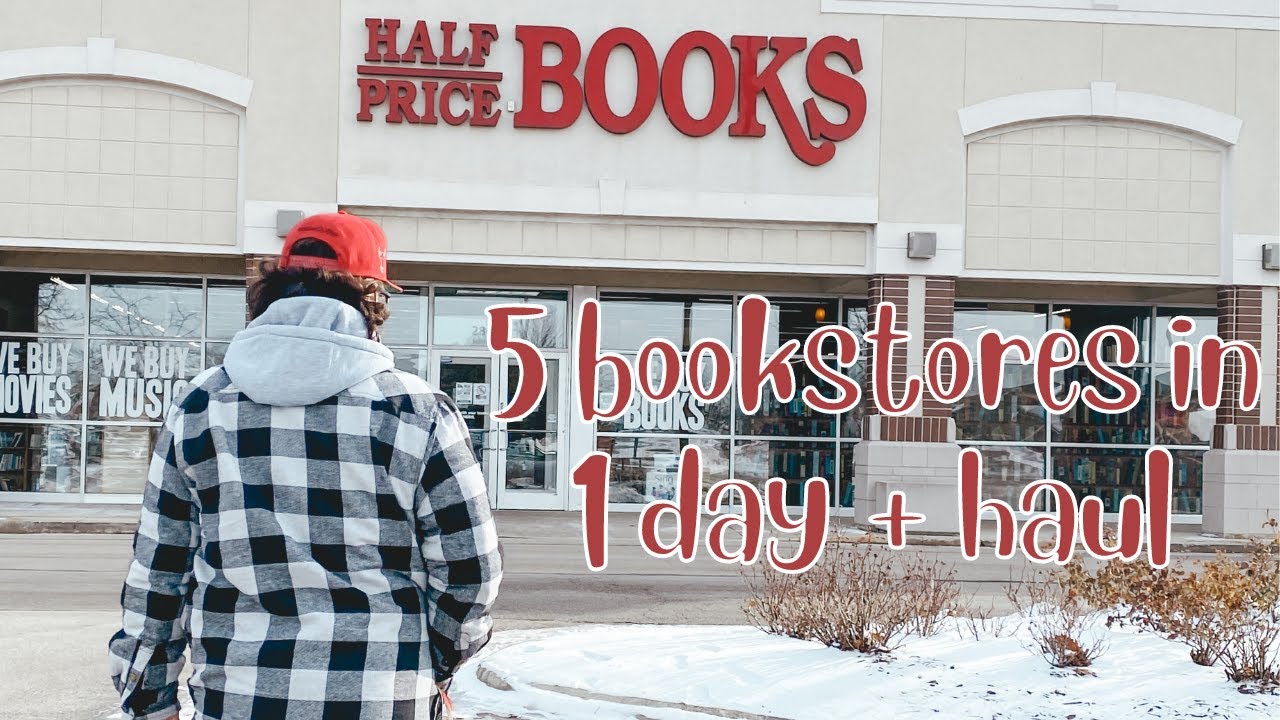 Book Shopping at 5 Half Price Books in 1 Day + Book Haul