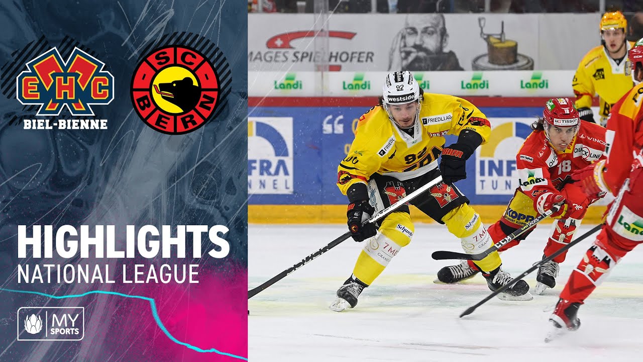 Biel vs. Bern 8:7 n.V. – Highlights National League