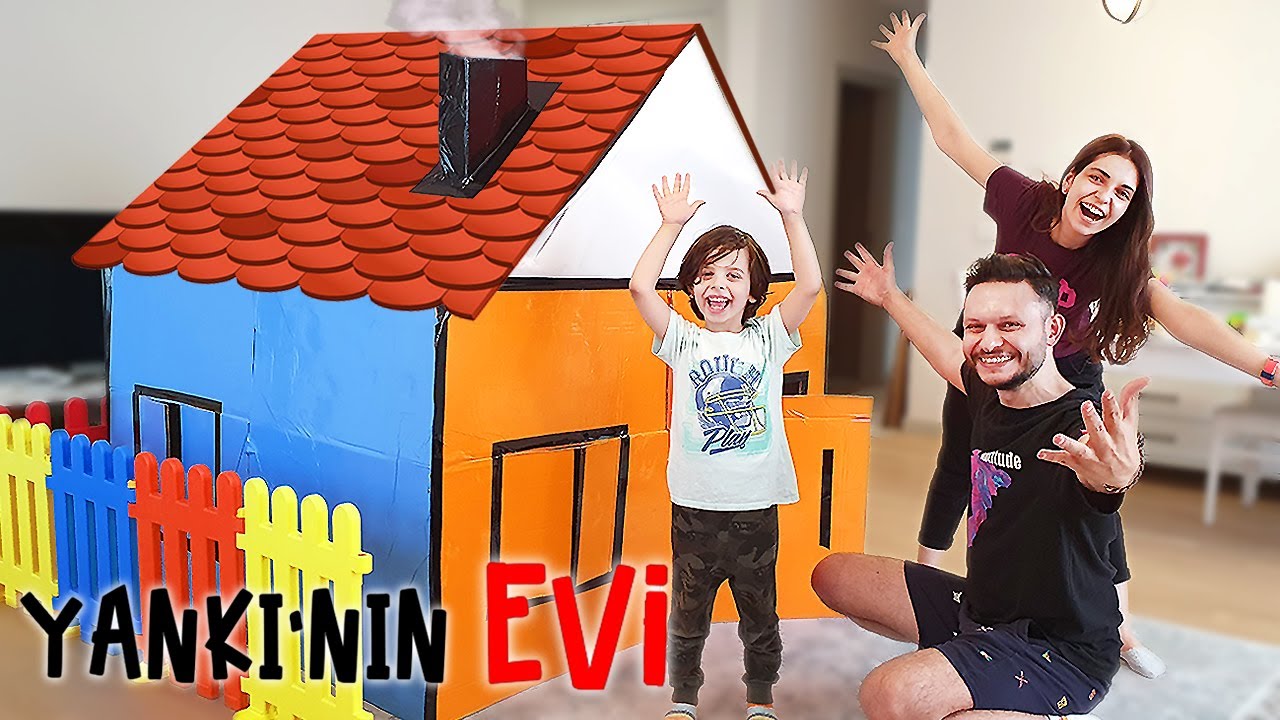 EVİN İÇİNE DEVASA EV YAPTIM! ( YOK BÖYLE MUTLULUK )