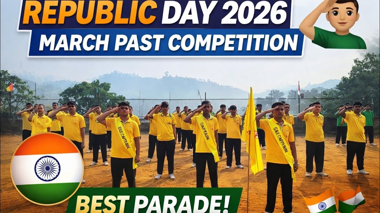 March Past Parade Competition | 26th January 2026 | Republic Day Celebration