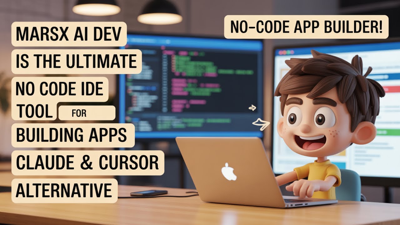 MarsX AI Dev is the ULTIMATE No Code IDE Tool for Building Apps Fast &ndash; Claude & Cursor Alternative