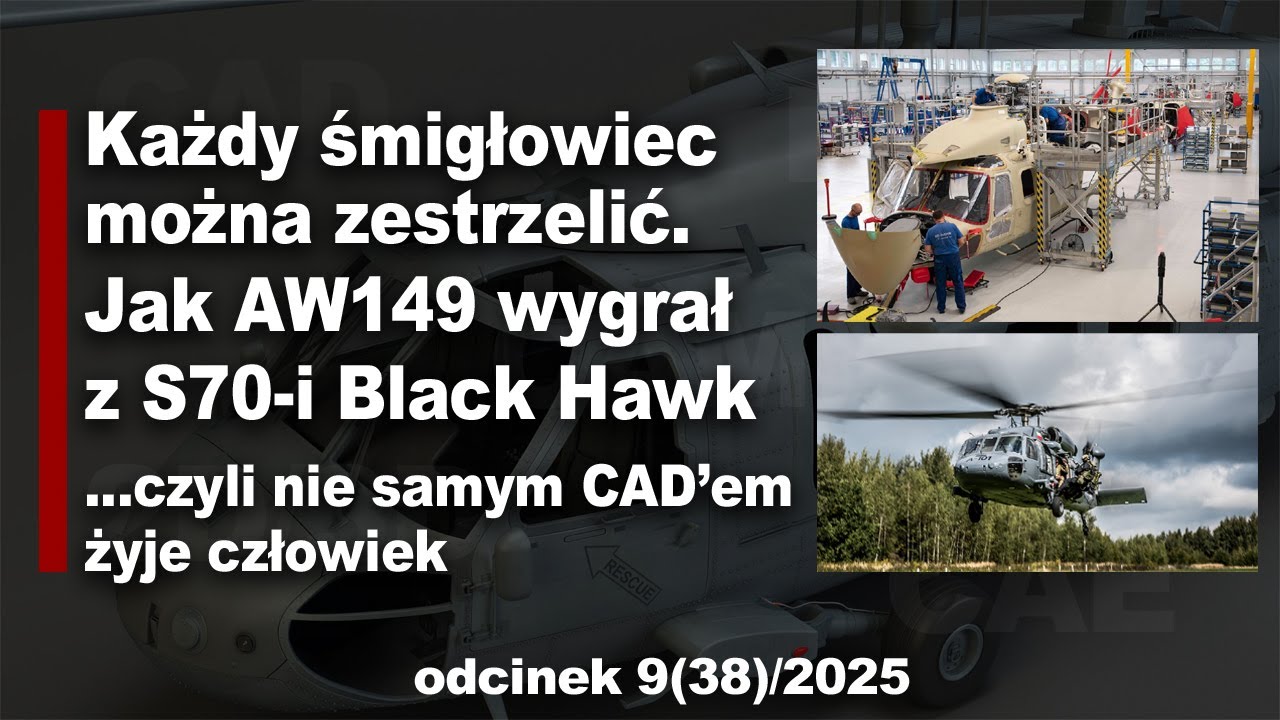 Każdy śmigłowiec można zestrzelić. #AW149 zamiast #BlackHawk... czyli nie samym CAD'em żyje człowiek