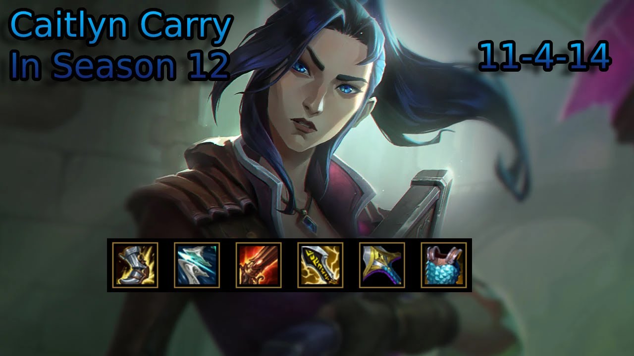 How to CARRY with CAITLYN in SEASON 12!!! | League of Legends | xTheKostas |