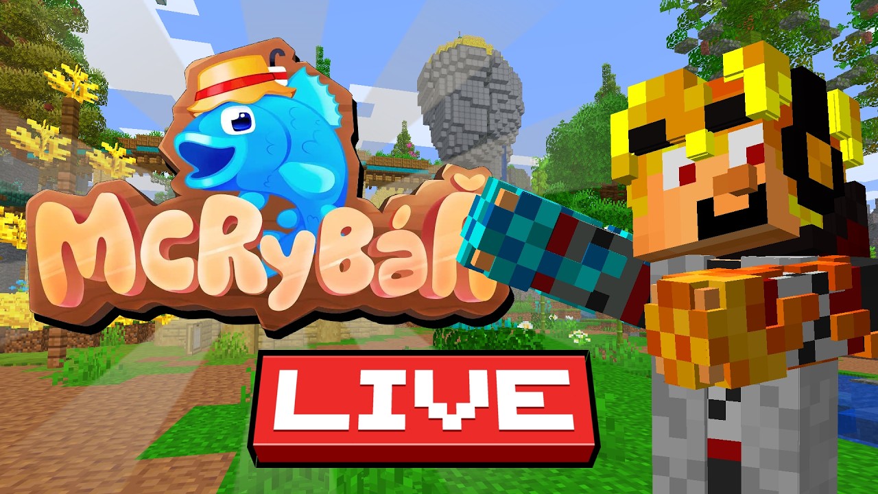 🐟Dneska MCRYBÁŘ Stream | CZ SK Minecraft🐟