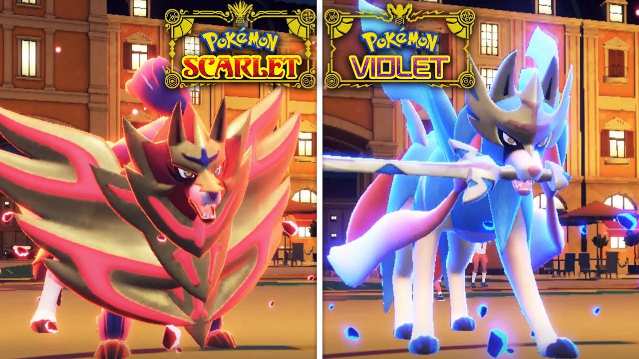Zacian & Zamazenta Crowned Form in Pokemon Scarlet & Violet